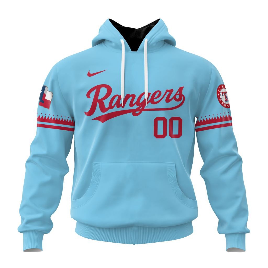 Texas Rangers Personalized Alternate Design Concept Hoodie