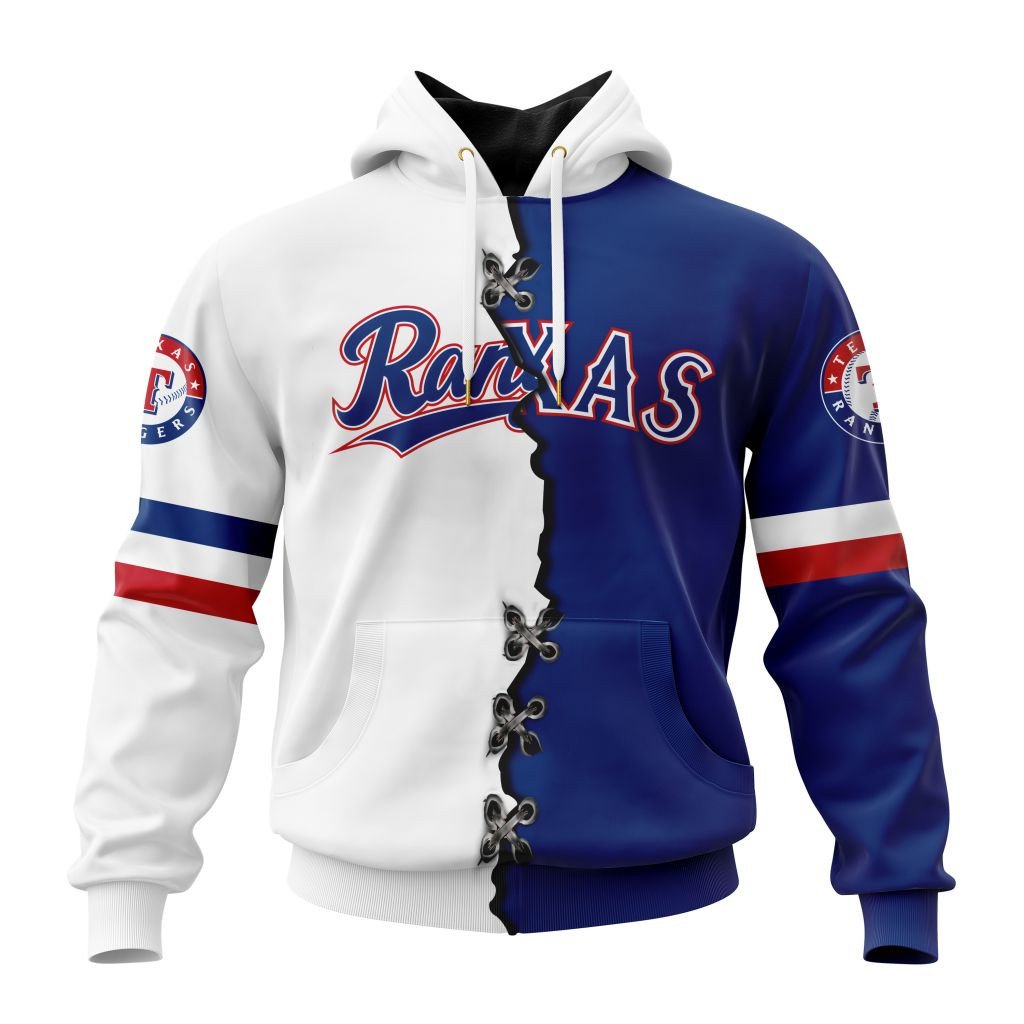 Texas Rangers Personalized Mix Jersey Hoodie Gift For Sport Music Fans
