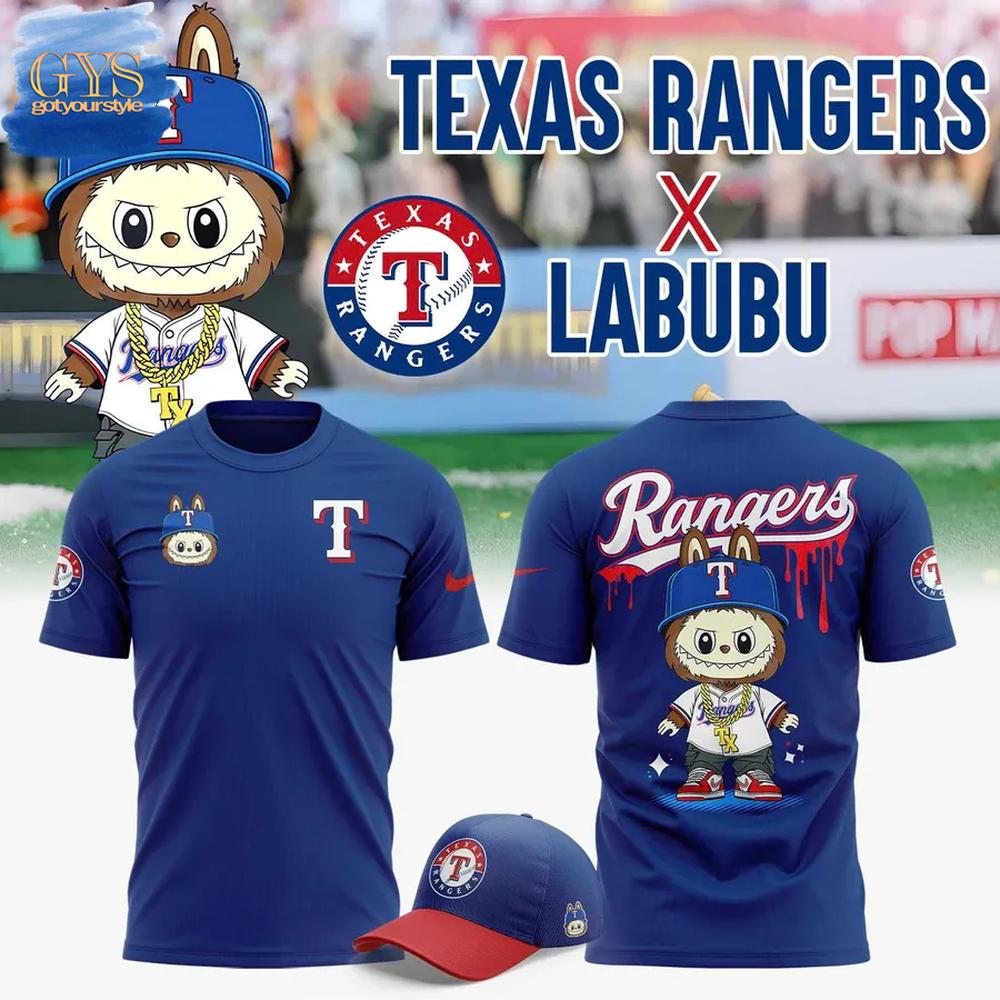 Texas Rangers x Labubu Limited Edition T-Shirt Premium Merchandises