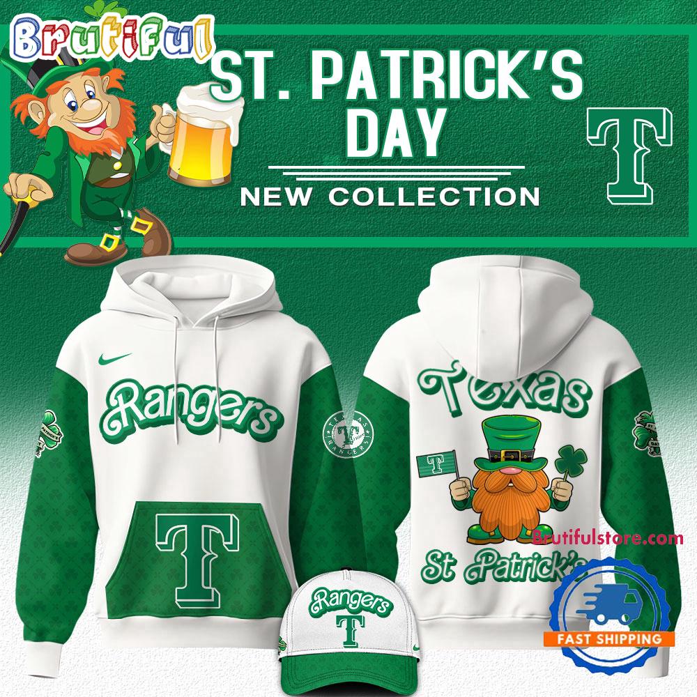 Texas Rangers x St Patricks Day Special Edition 2025 Hoodie