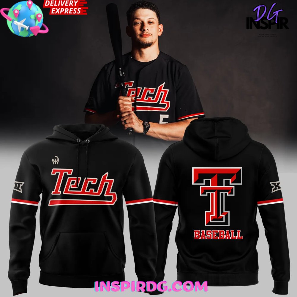 Texas Tech Baseball Patrick Mahomes 2025 Hoodie