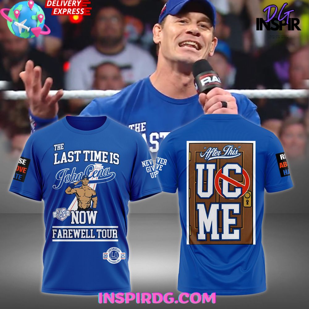 Thank You John Cena WWE Farewell 2025 Los Angeles T-Shirt Gift For Sport Music Fans