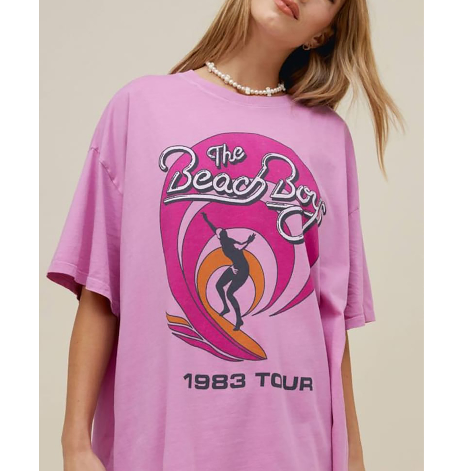 The Beach Boys 1983 Tour Surfer-Style Music T-Shirt