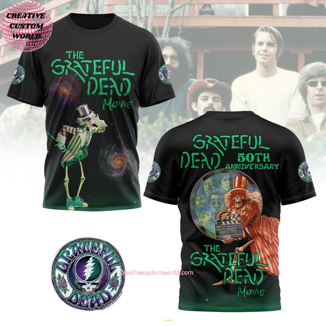 The Grateful Dead Movie 50th Anniversary 3D T-Shirt