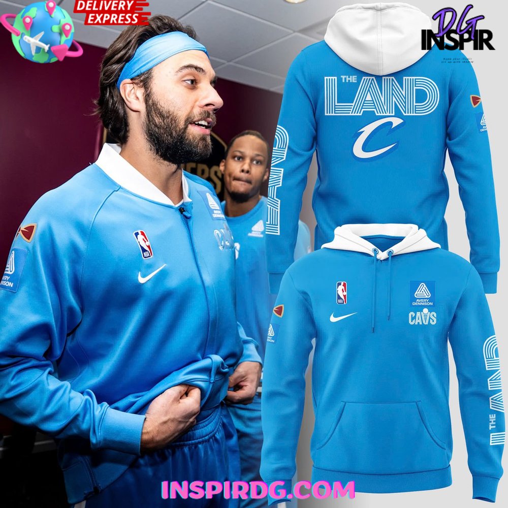 The Land Cleveland Cavaliers 2025 Blue Hoodie Gift For Sport Music Fans