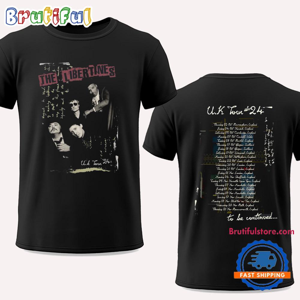 The Libertines Black Tour Concert T Shirt