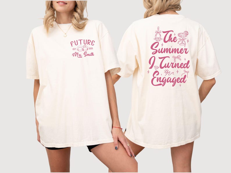 The Summer I Turned Engaged Shirt Taylor and Travis Shirt