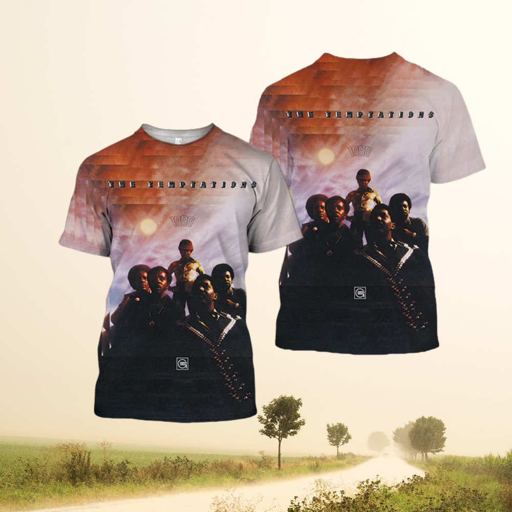 The Temptations 1990 Album Cover T-Shirt
