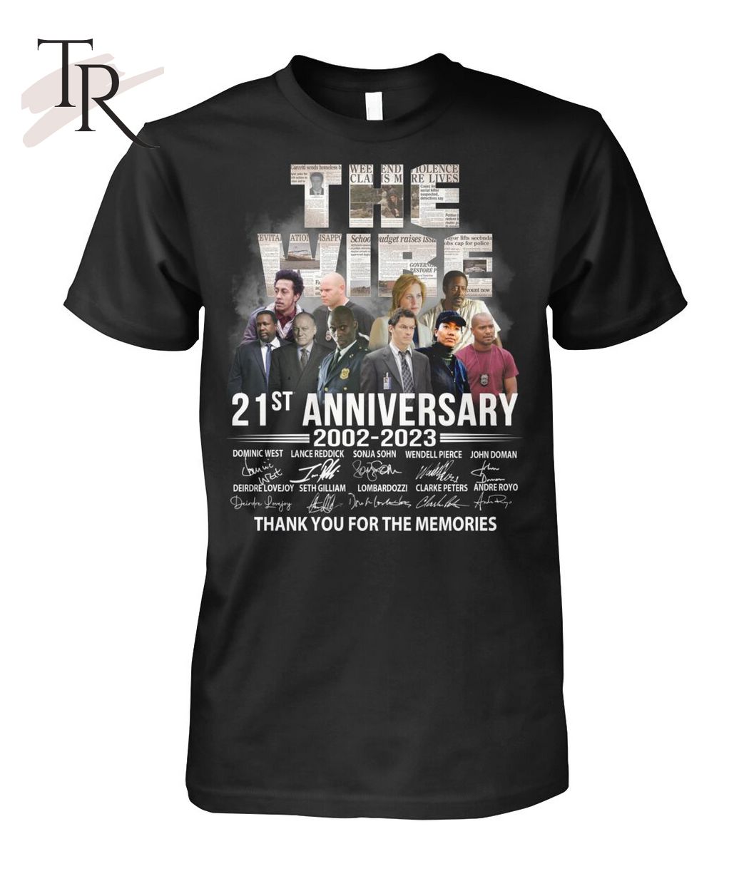 The Wire 21st Anniversary 2002 - 2023 Thank You For The Memories T-Shirt