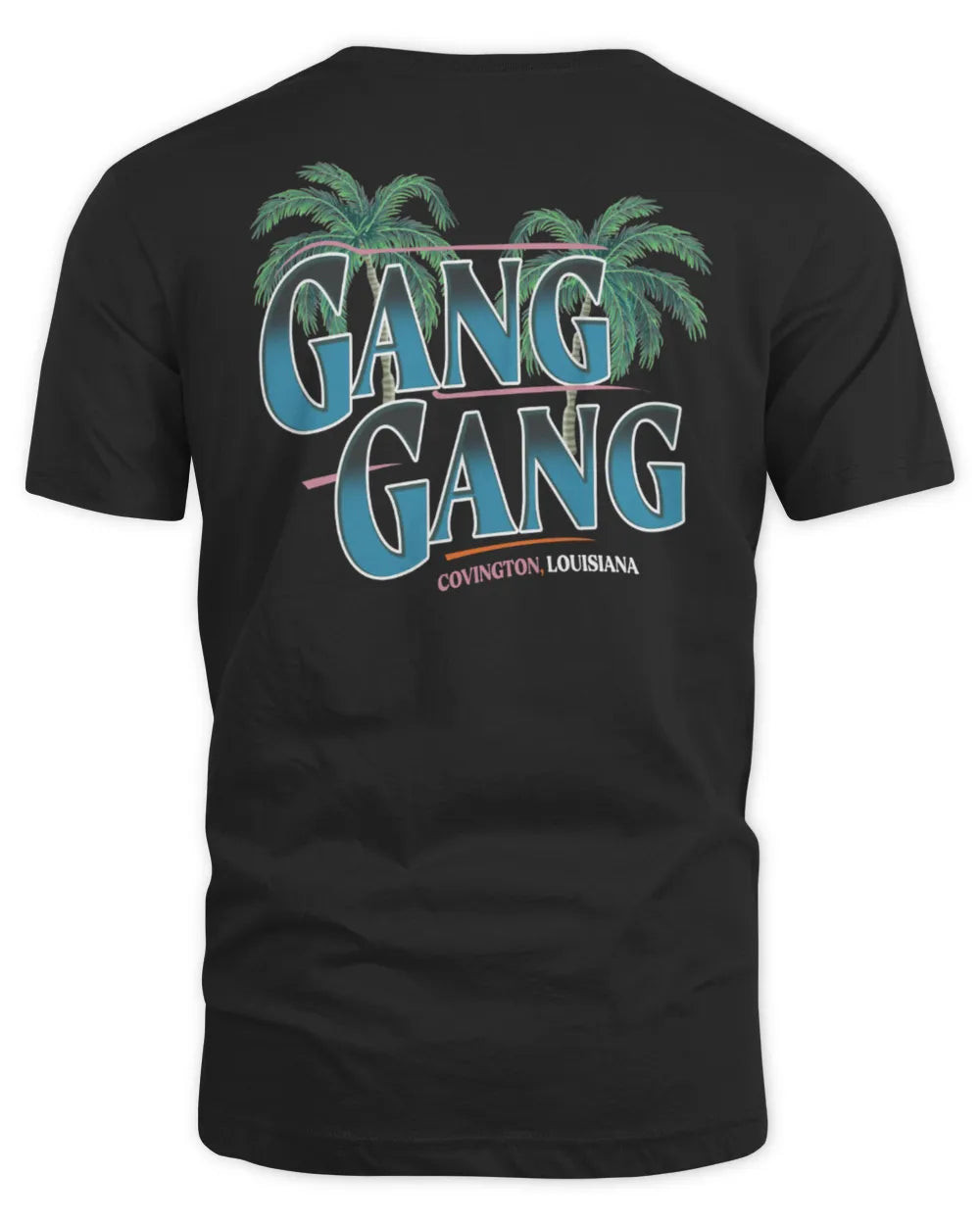 Theo Von Merch Store Gang Gang Palm Tree T-Shirt Premium Merchandise
