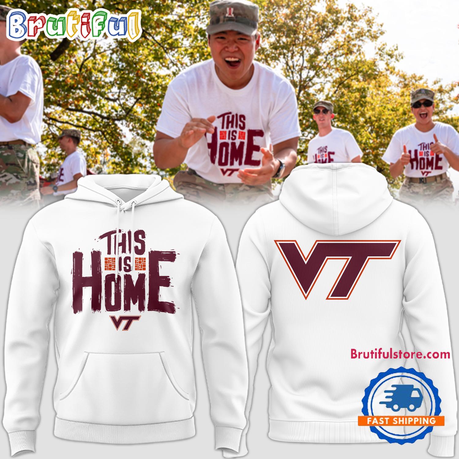 This Is Home Virginia Tech Hokies Football Hoodie