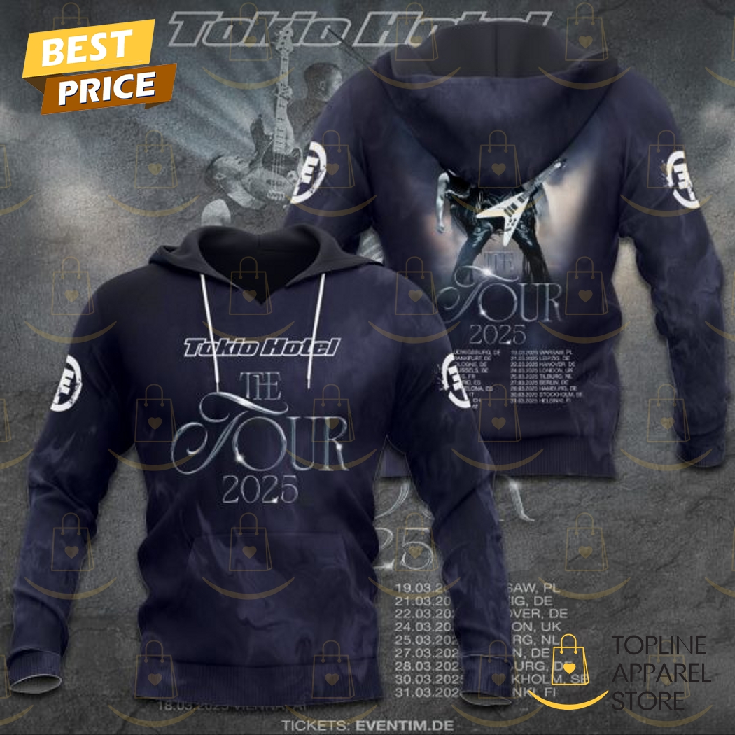 Tokio Hotel The Tour 2025 Design Hoodie Gift For Sport Music Fans