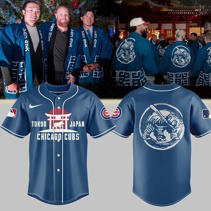 Tokyo Japan Chicago Cubs Jersey MLB World Tour Tokyo Series Merch Best Gifts For Cubs Fans