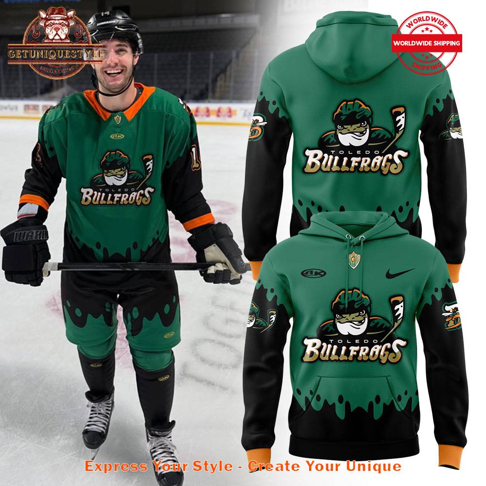 Toledo Walleye Bullfrogs Hoodie