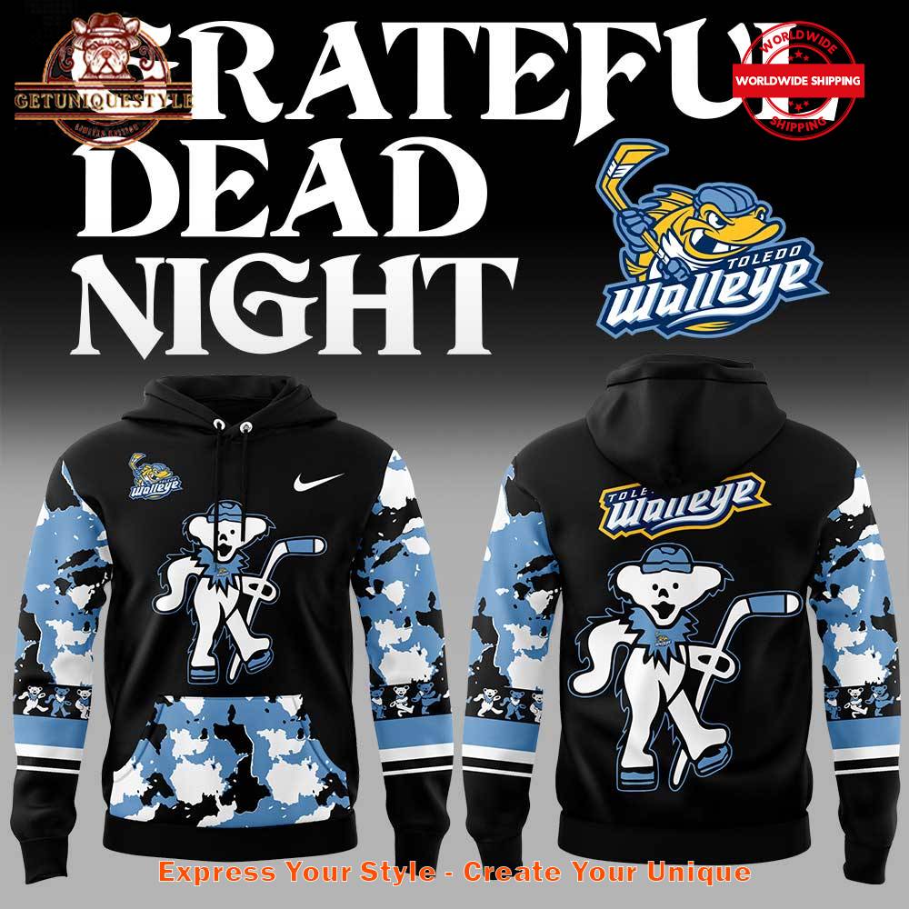 Toledo Walleye x Grateful Dead Night Hoodie