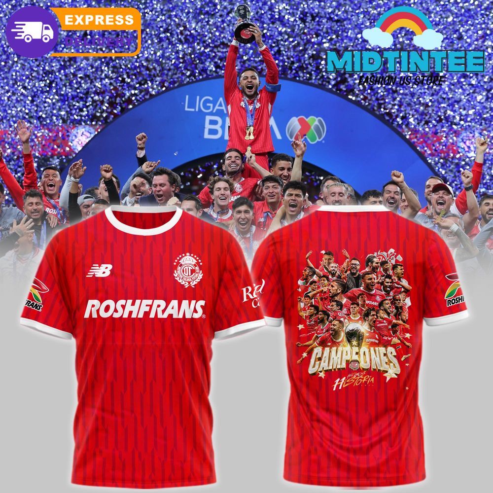 Toluca FC 2025 Clausura CAMPEONES Shirt