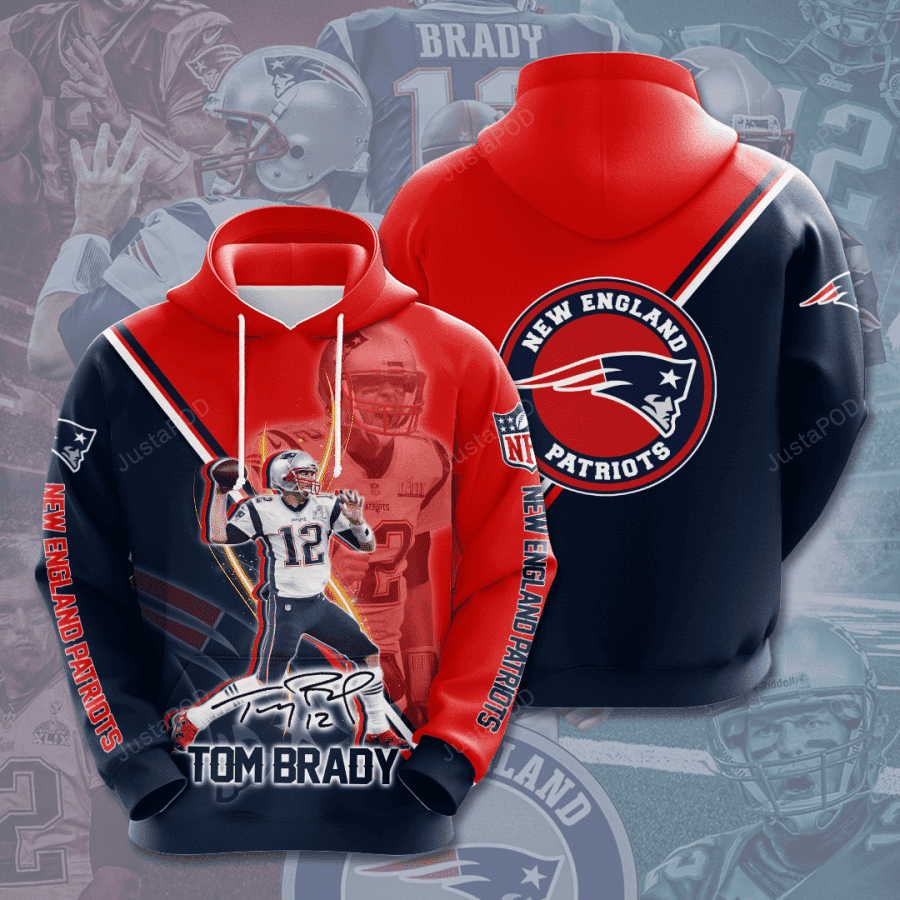 Tom Brady New England Patriots Hoodie  Zip Hoodie Version 682