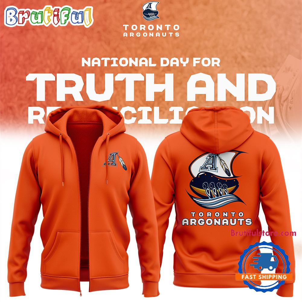 Toronto Argonauts Truth And Reconciliation Limited Zip Hoodie Shirt
