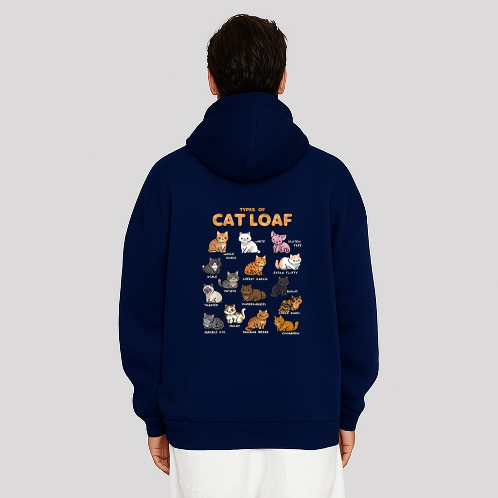 Types of Cat Loaf Cute Kitten Kawaii Cats, Cat Lover Hoodie