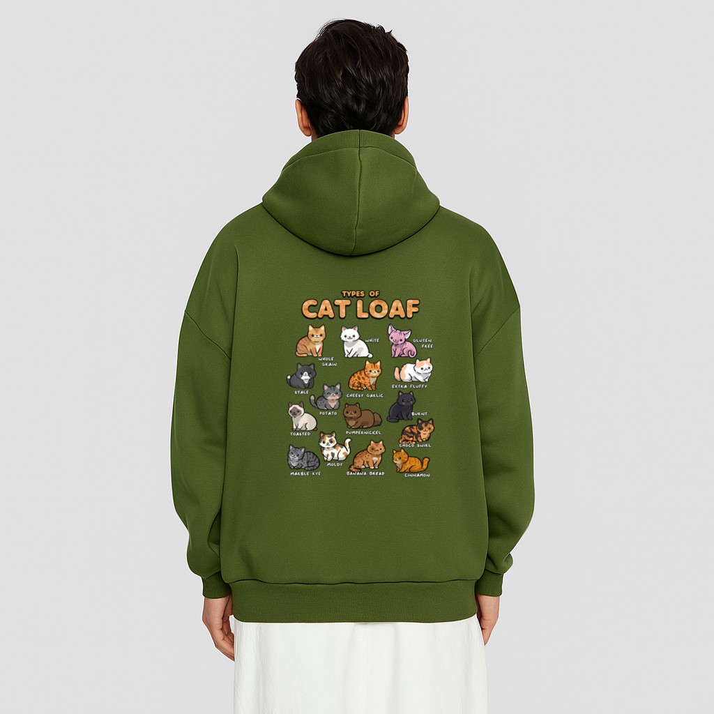 Types of Cat Loaf Cute Kitten Kawaii Cats, Cat Lover Hoodie