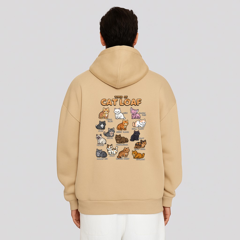Types of Cat Loaf Cute Kitten Kawaii Cats, Cat Lover Hoodie