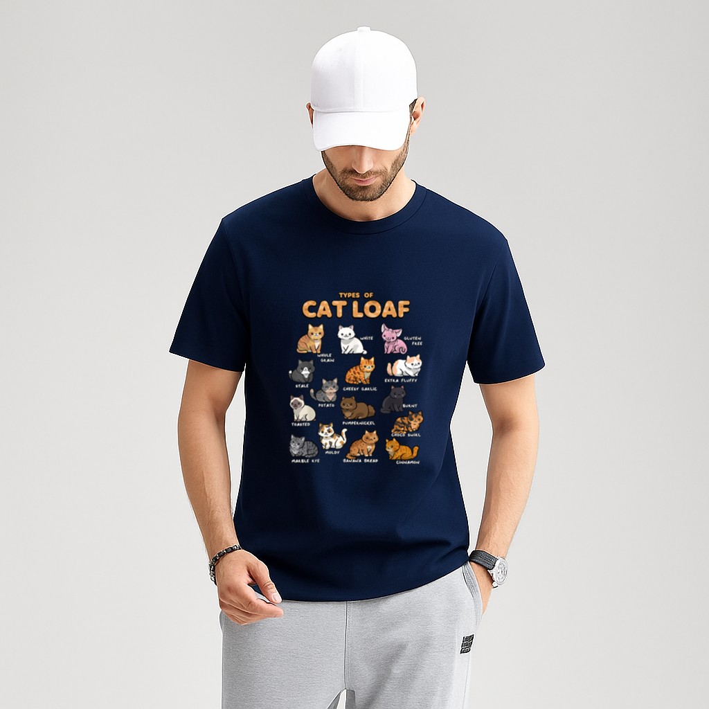 Types of Cat Loaf Cute Kitten Kawaii Cats, Cat Lover T-Shirt