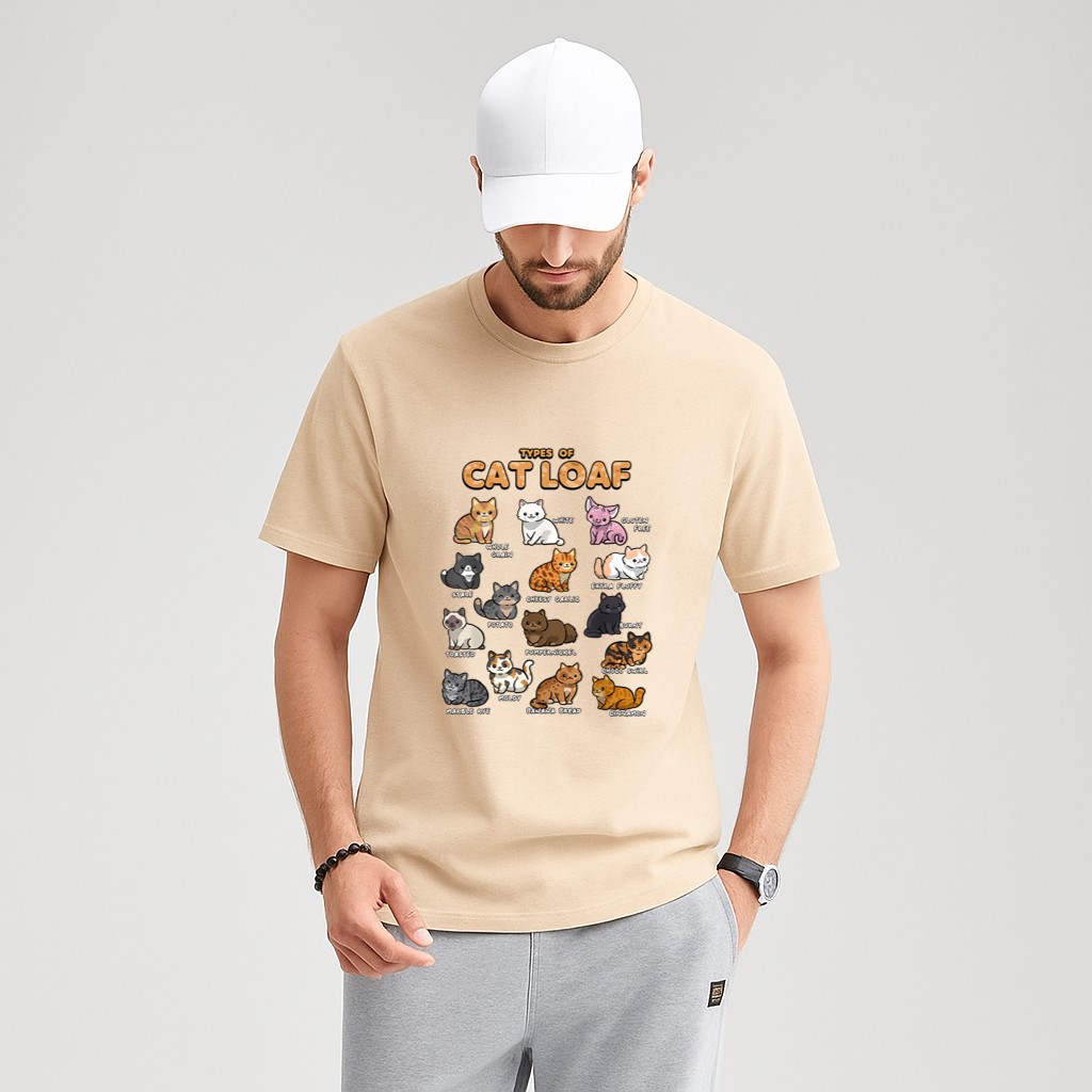 Types of Cat Loaf Cute Kitten Kawaii Cats, Cat Lover T-Shirt