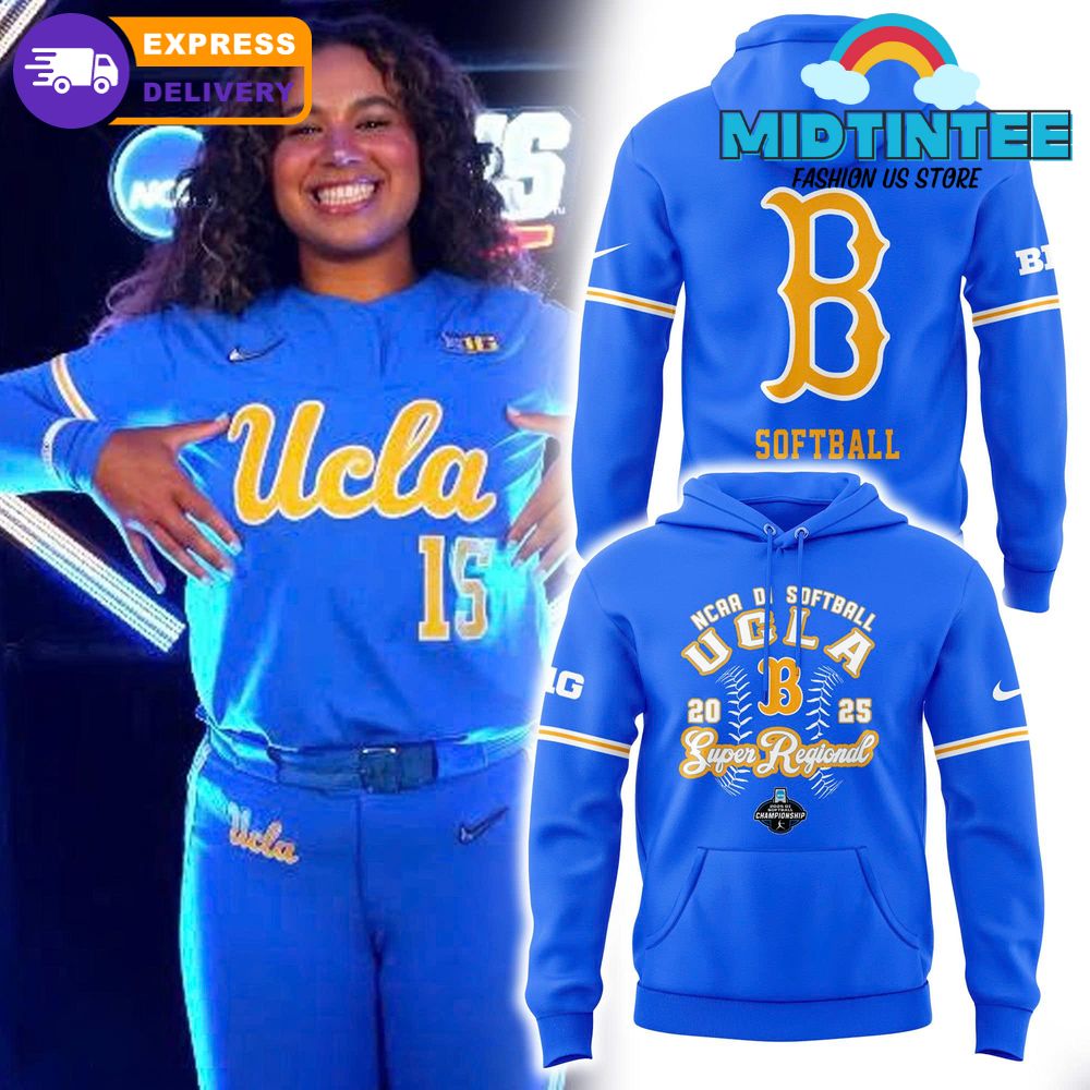 UCLA Bruins 2025 NCAA Softball Womens College World Series Hoodie Set