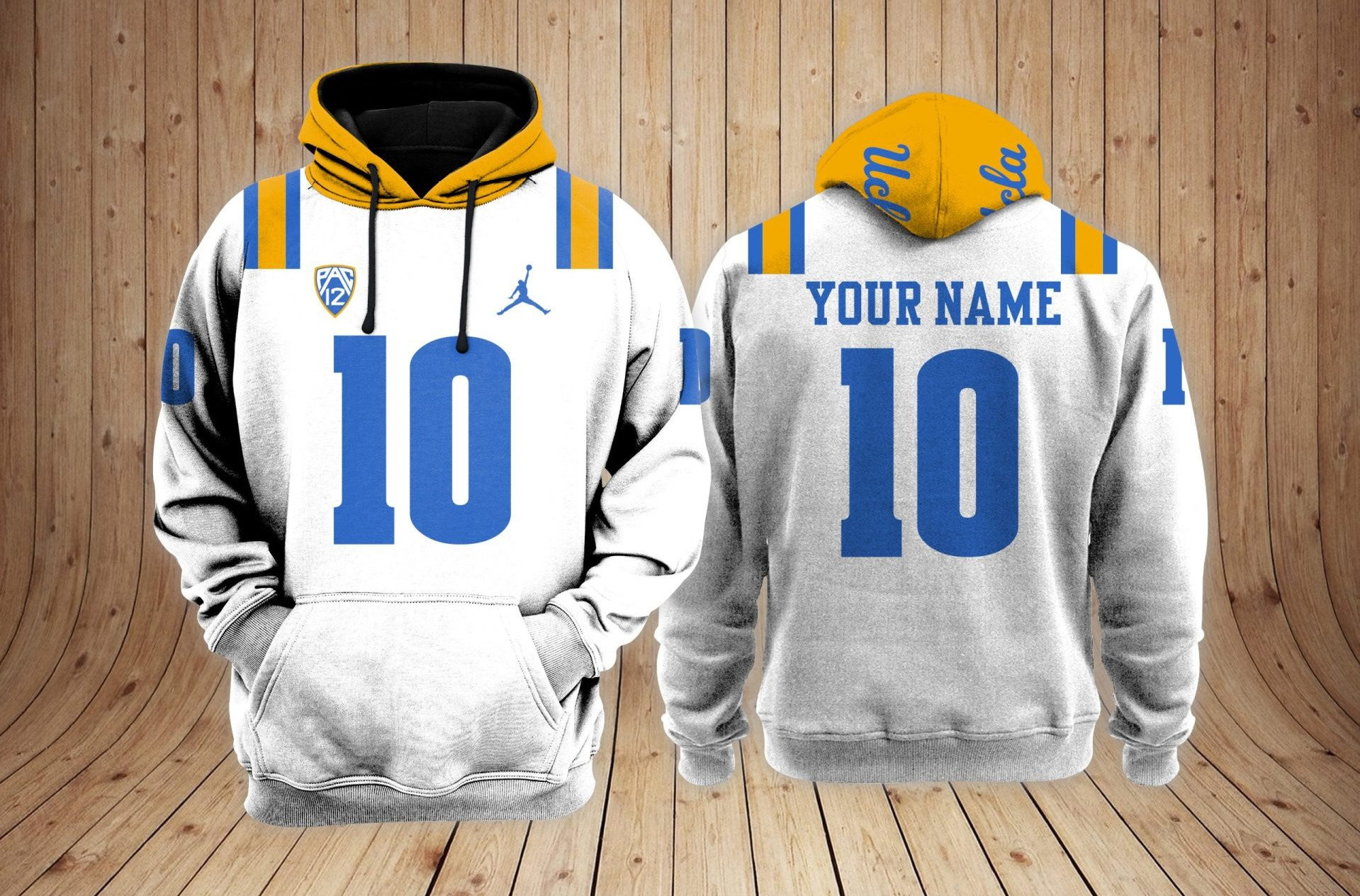 UCLA Bruins Football Custom 3D printed Sweatshirt Hoodie Zipped Hoodie
