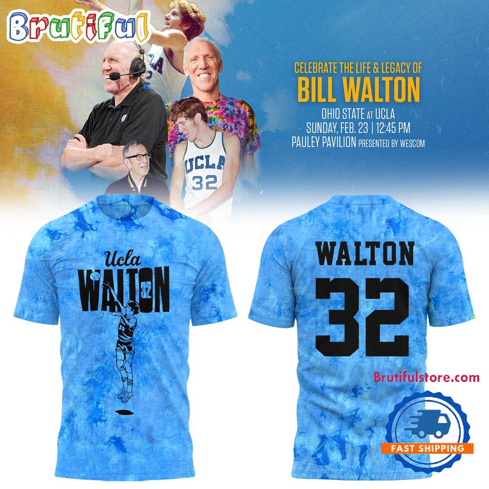 UCLA Bruins Honors The Late Bill Walton Limited Edition 2025 T Shirt Gift For Sport Music Fans