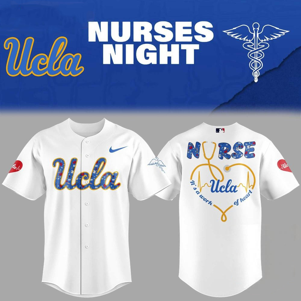 UCLA Bruins NURSES NIGHT 2025 Jersey Baseball Player Gift Ideas