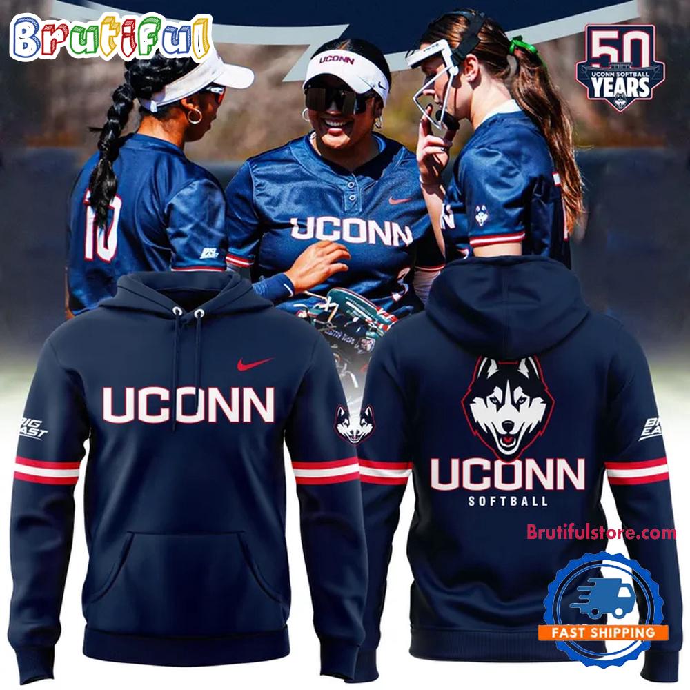 UConn Huskies Softball New Season 2025 Hoodie