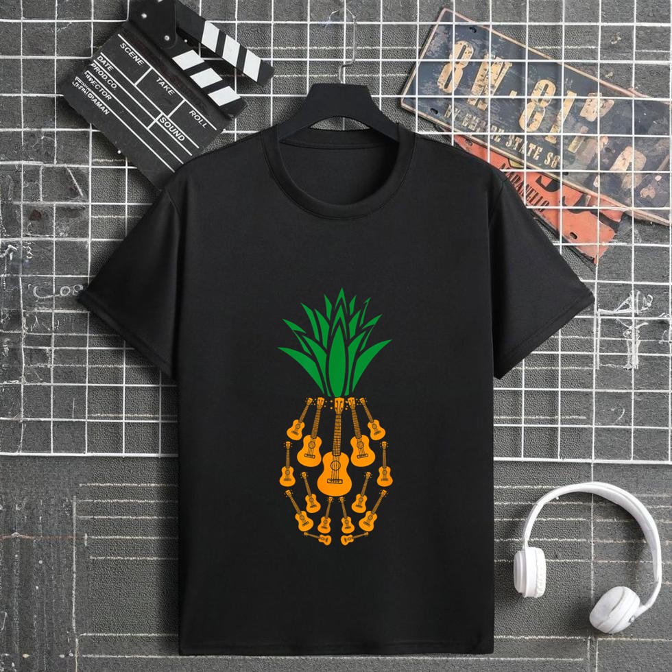 Uke Ukulele Player Ukulele Pineapple T-Shirt