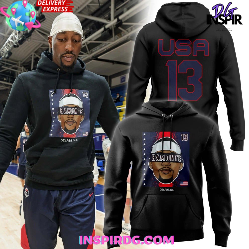 USA Basketball BAMONTE 13 Hoodie Gift For Sport Music Fans