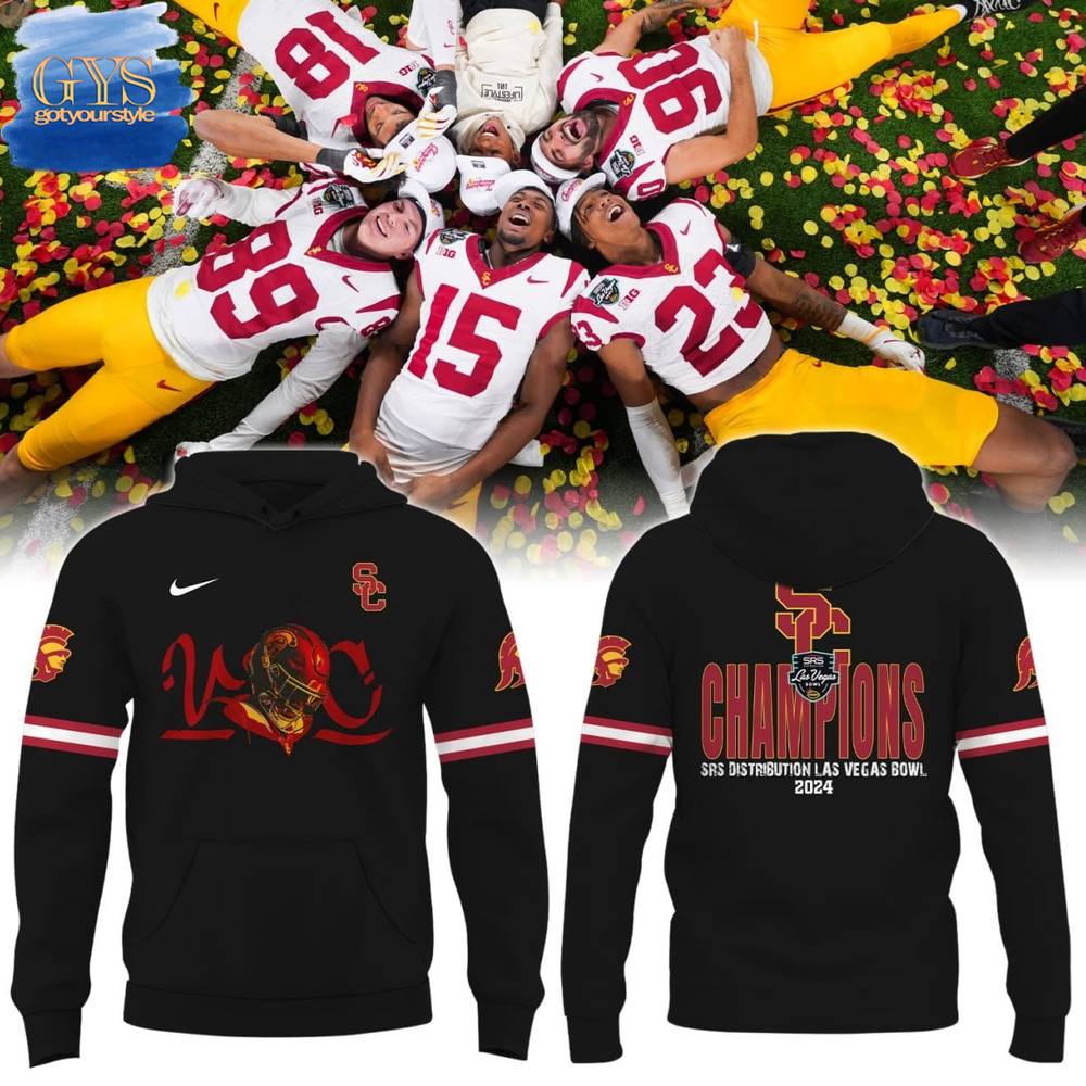 USC Las Vegas Bowl 2024 Champions Limited Edition Hoodie