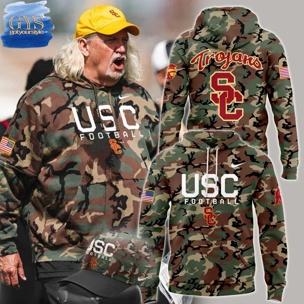 USC Trojans Military Appreciation Limited Edition Camo Hoodie Premium Merchandises