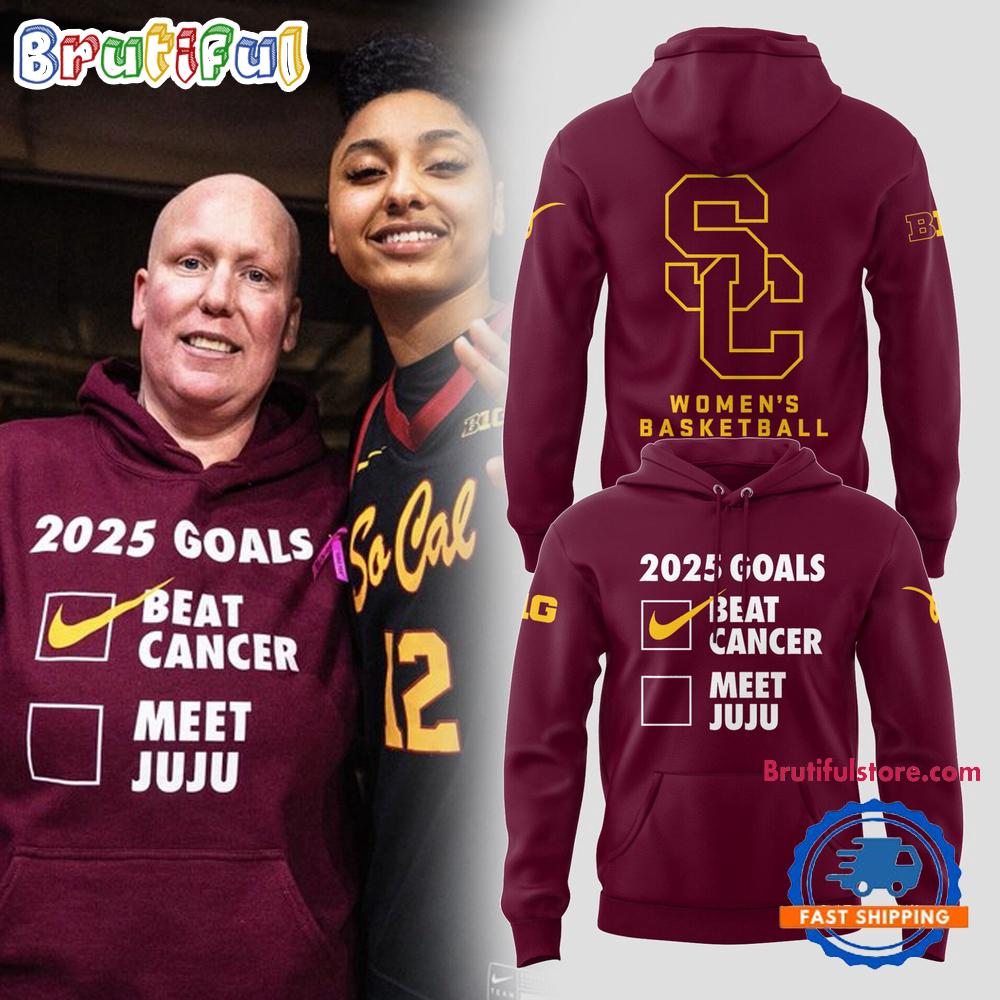 USC Trojans Womens Basketball Beat Cancer Limited Edition Hoodie