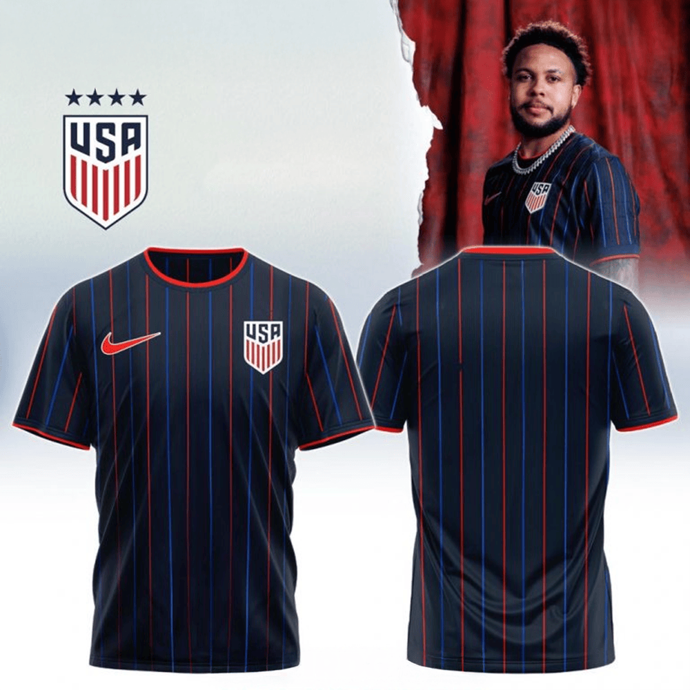USMNT 2025 Heartbeat Away Stadium Special T-Shirt USMNT Merch Great Gifts For Dad