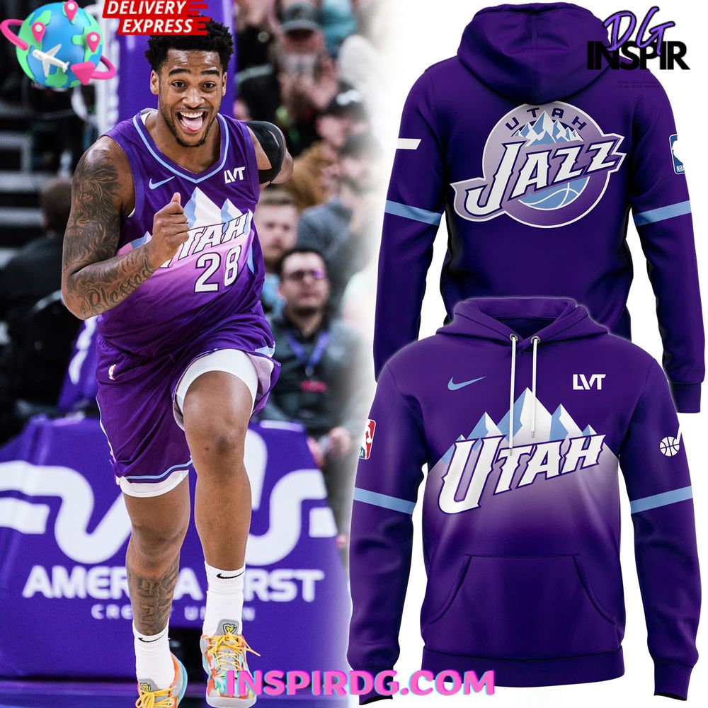 Utah Jazz 2025 NBA City Edition Hoodie Gift For Sport Music Fans