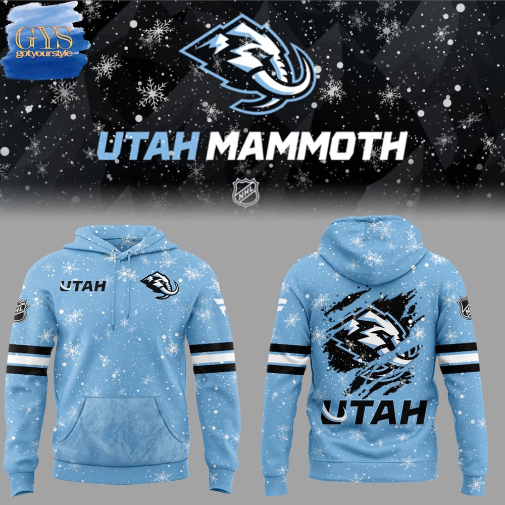 Utah Mammoth Ice Out Uniform Special Premium Hoodie Premium Merchandises