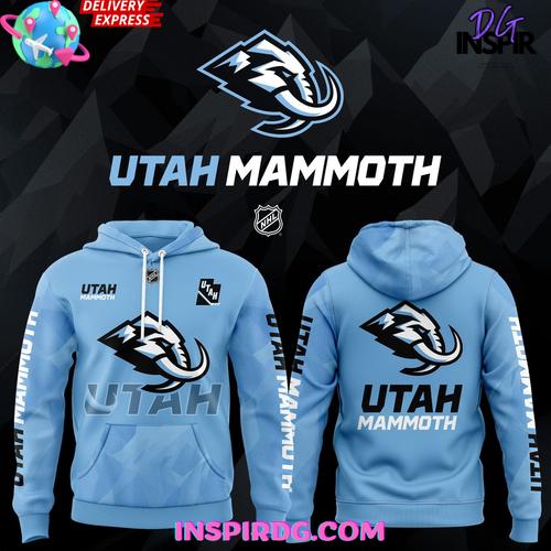 Utah Mammoth NHL New Logo 2025 Hoodie Collection Premium Merchandises