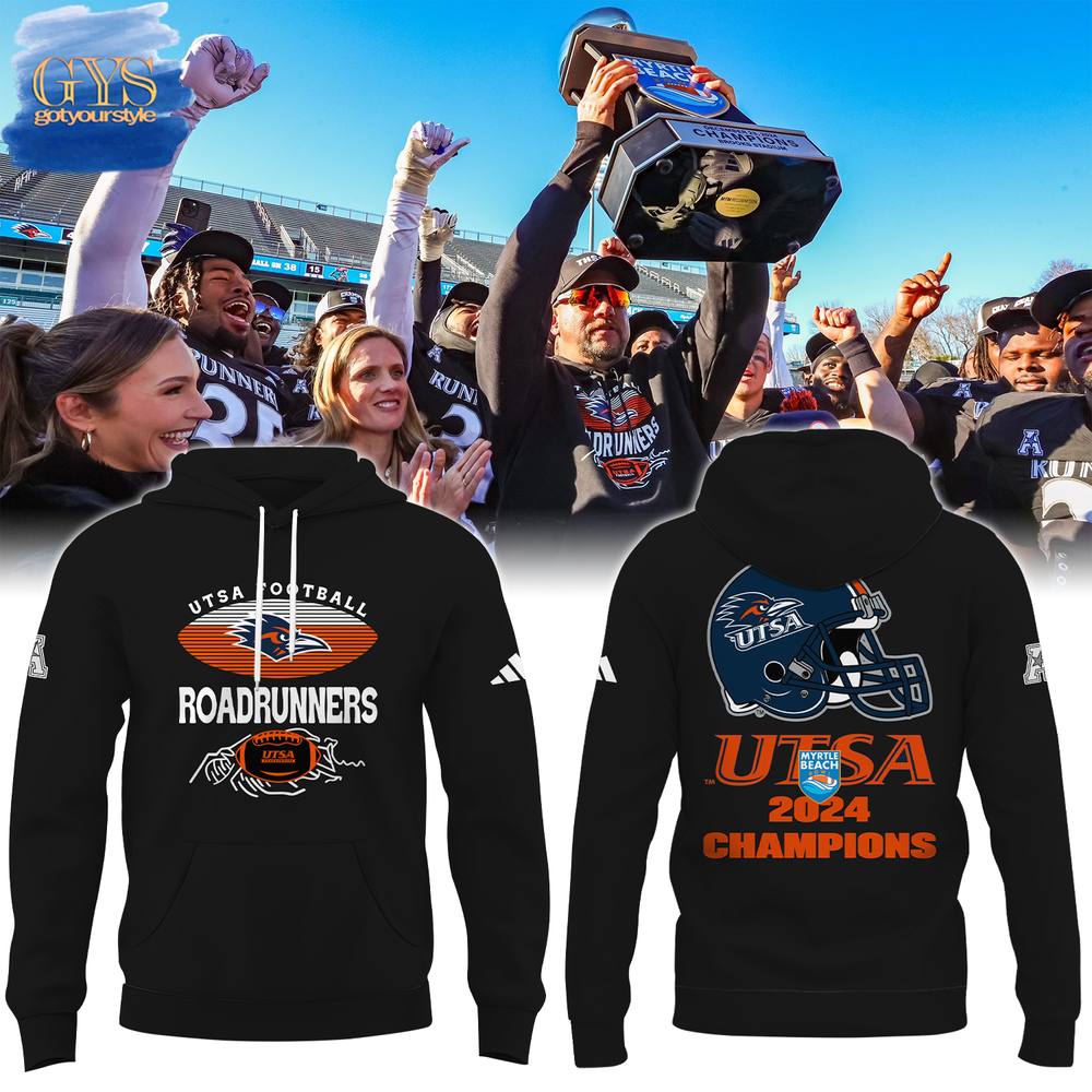 UTSA Myrtle Beach 2024 Champions Black Hoodie