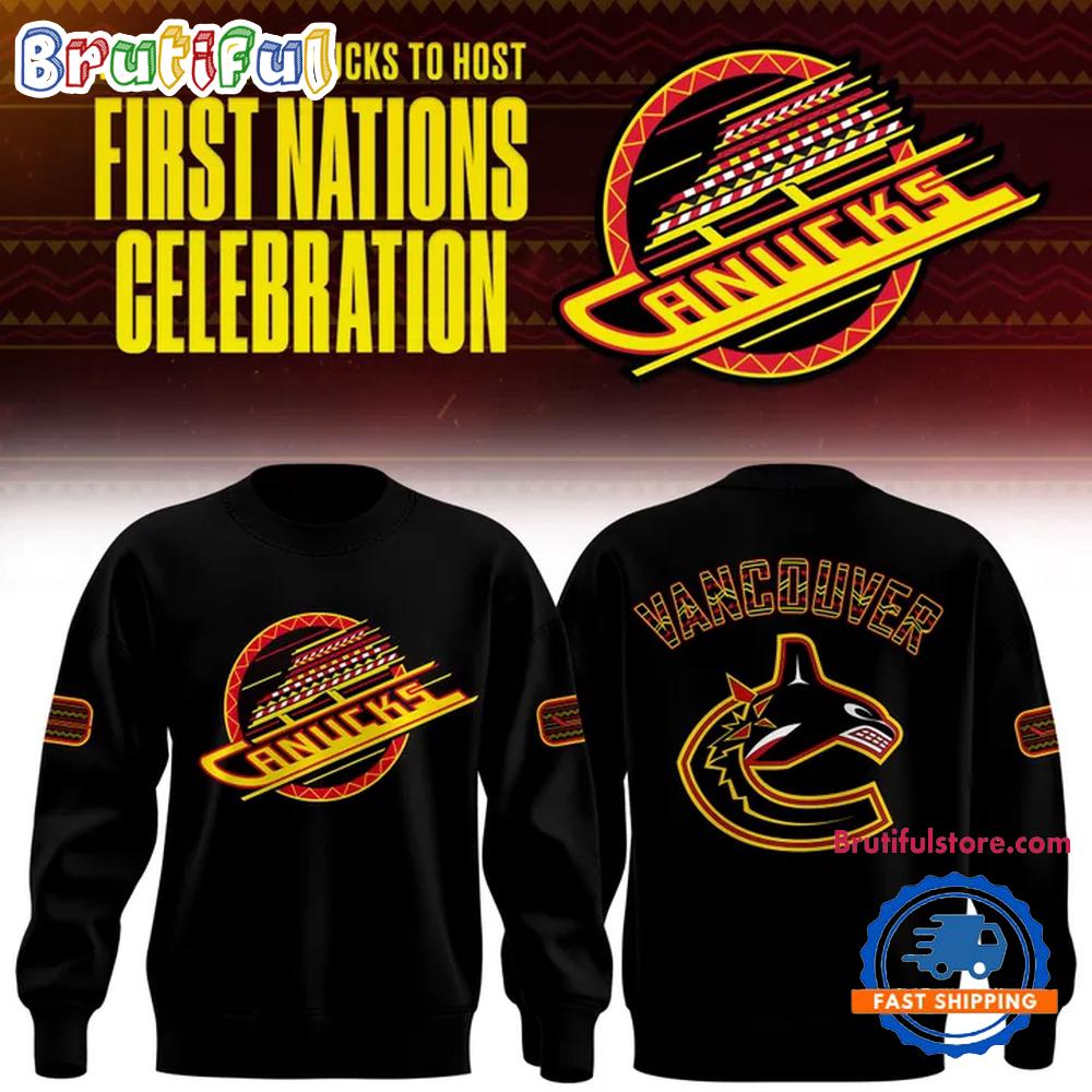 Vancouver Canucks First Nations Celebration Sweatshirt