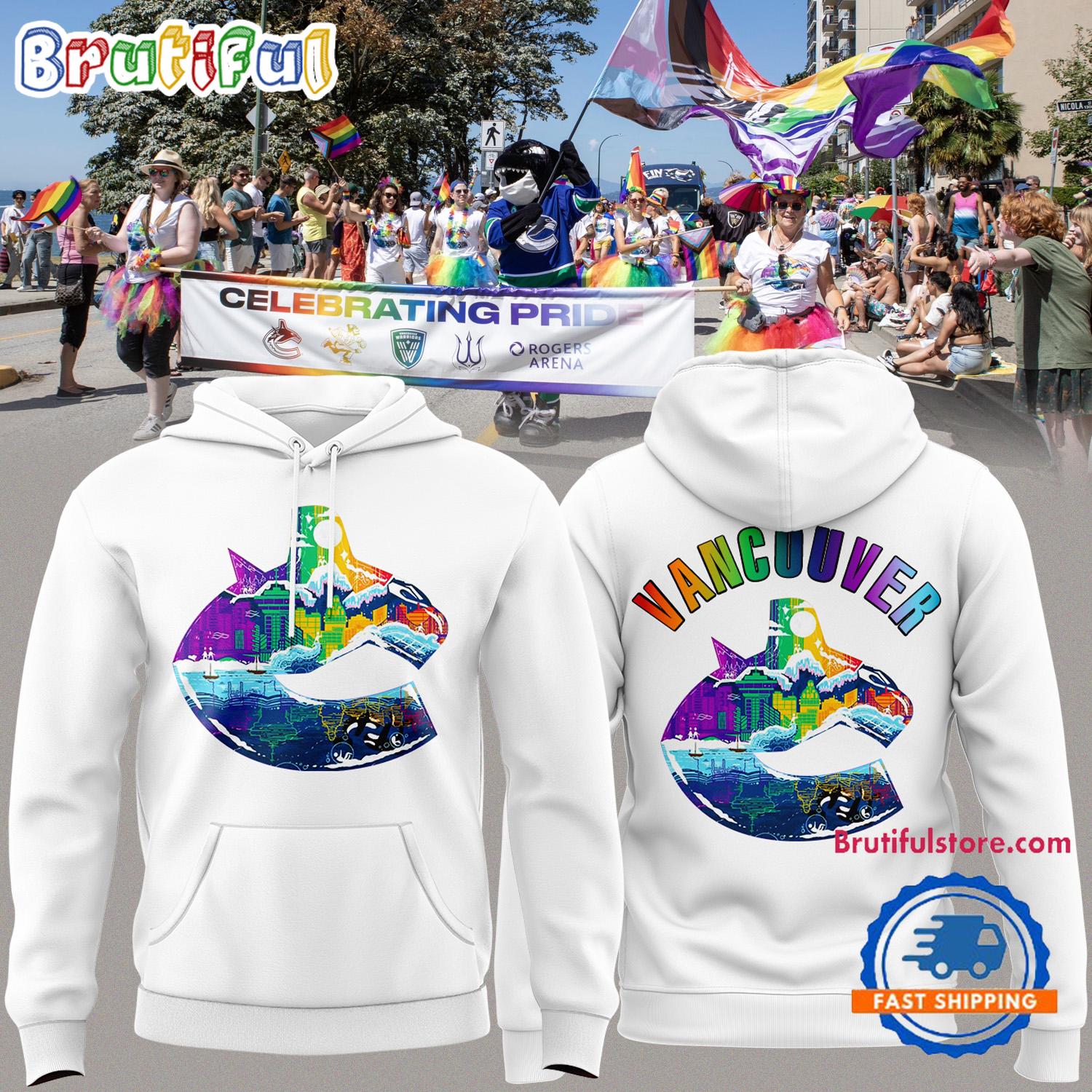 Vancouver Canucks Special Vanpride Hoodie