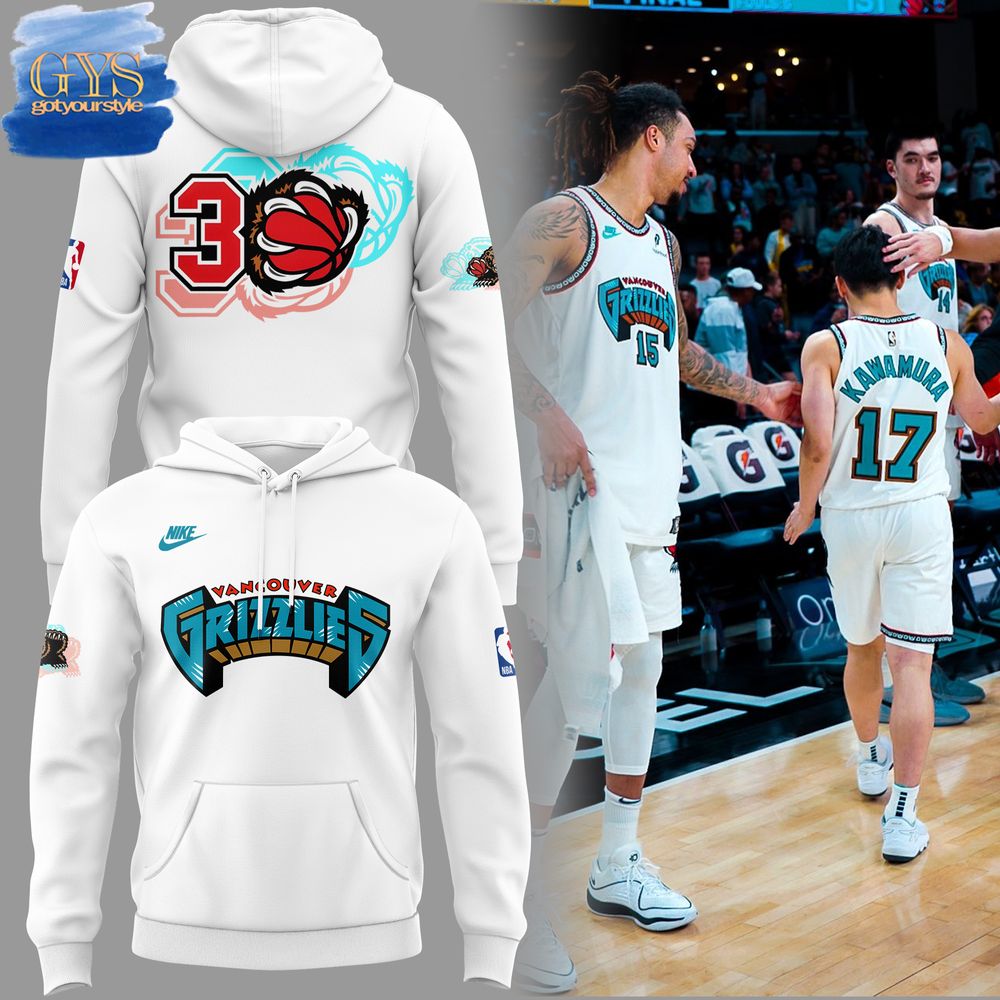 Vancouver Grizzlies Special Classic Edition Hoodie