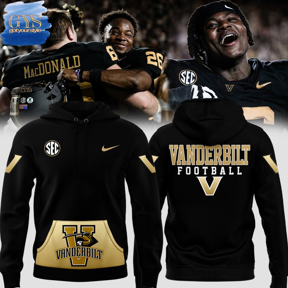 Vanderbilt Commodores Special Gold Black Hoodie
