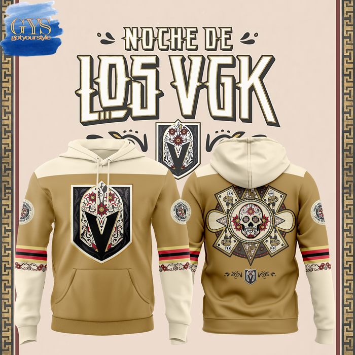 Vegas Golden Knights Dia De Los Muertos 2024 Limited Edition Hoodie Premium Merchandise