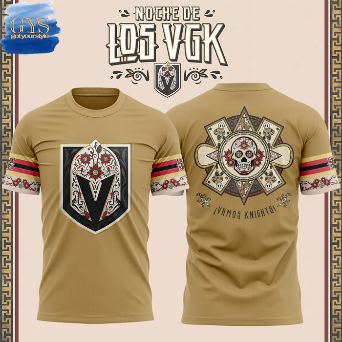 Vegas Golden Knights Dia De Los Muertos 2024 Limited Shirt Gift For Sport Music Fans