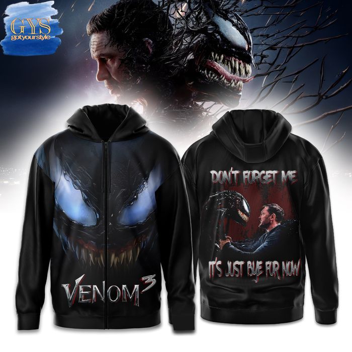Venom 3 Dont Forget Me Limited Zip Hoodie