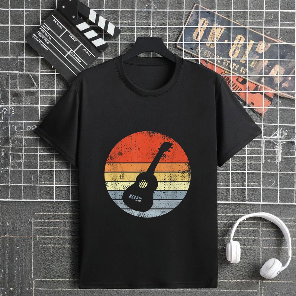 Vintage Ukulele Sketch Ukulele Enthusiast Cavaquinho T-Shirt